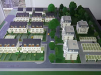 Wohnanlage in Gelsenkirchen, Modell